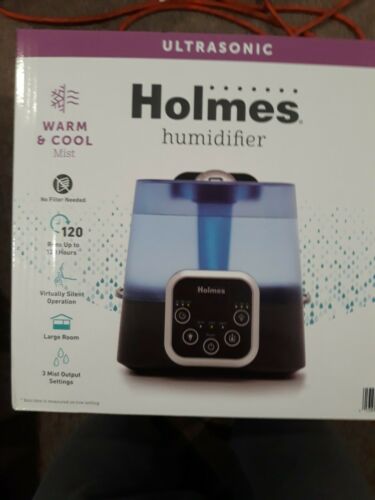 New  Sealed  Nib Holmes Ultrasonic Warm/cool Mist Humidifier 085-18-0040