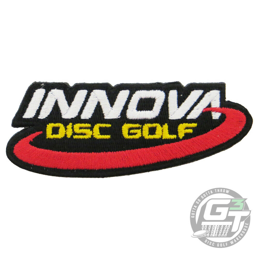 Innova Logo Disc Golf Iron-on Patch - Black / White / Yellow / Red