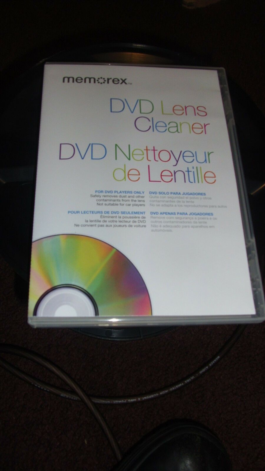 Memorex Laser Lens Cleaner For Dvd Brand New Fast Shipping Ps4