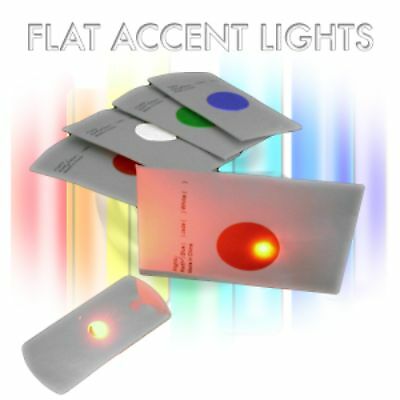 10 Pack Flat Led Accent Light. Great For Disc Golf!